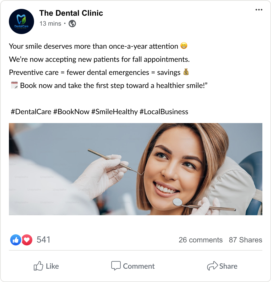 Social media post 1