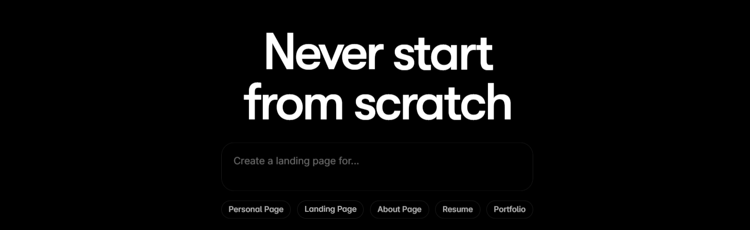 Framer website builder screenshot