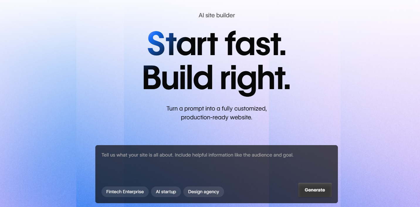 Webflow website builder screenshot